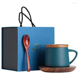 Mugs Ins Nordic Style Creative Coffee Milk Office Home Business Gifts Water Cup Ceramic Gift Box