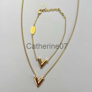 Pendant Necklaces Luxury brand necklace pendant designer fashion jewelry man cjeweler letter plated gold silver chain for men woman trendy tiktok have n J230725