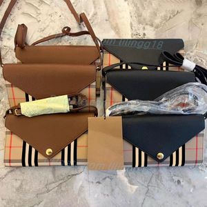 Najlepsze designerskie torby torby na ramiona mody TOBES Cross Body Bag Women Klasyczne luksusowe vintage torebki oryginalne skórzane torby sprzęgła Pochette Plaid Wzór portfel