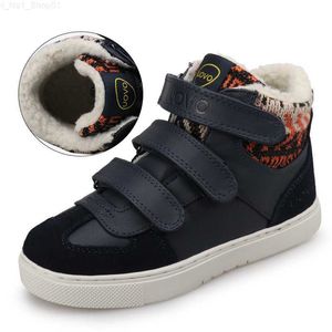 Sneakers Sneakers UOVO Marca Sneakers invernali per bambini Moda Calzature sportive calde Bambini Grandi ragazzi e ragazze Scarpe casual Taglia 30-39 230110 Z230726