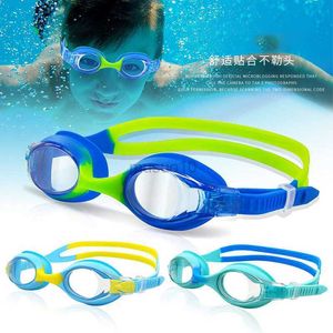 Goggles Sile Children's Swimming Goggles HD Swimming Glasses Equipment Waterproof Anti-dimma Swimming Goggles Children's Water Glasses HKD230725