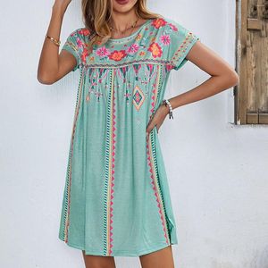 Vestidos casuais Vestido feminino Produtos para férias primavera e verão Saia curta solta