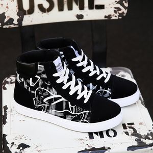 GAI GAI Dress High Top Canvas для мужчин Модные кроссовки на платформе Весна-зима Мужская повседневная вулканизированная обувь Студенческая Tenis Masculino 230724