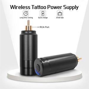 Senaste trådlösa tatuering av strömförsörjning RCA DC Connector Mini Digital batteri för roterande tatuering pen208e