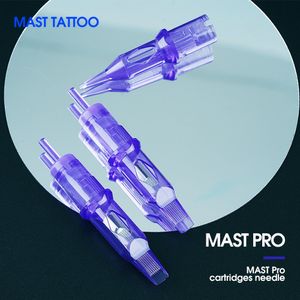 Tatueringsnålar Mast Tattooo Pro 20st Rundfodrad steriliseringscylinder Permanent nålsmakeup Tatuering Tillförsel 0,16/0,18/0,2/0,25/0,3/0,35/0,4mm 230724