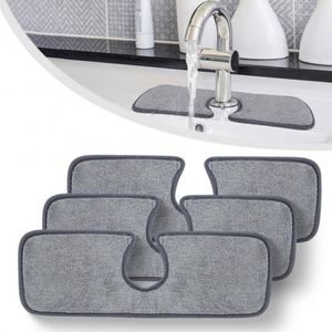 Table Mats Kitchen Faucet Absorbent Mat Sink Splash Guard Microfiber Catcher Countertop Protector For Bathroom SN4059