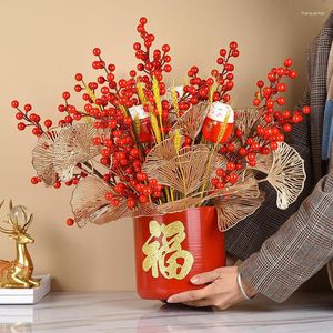 Vases Fu Bucket House Living Room Decoration Housewarming Home Gift Layout High-end Moving Opening Lucky