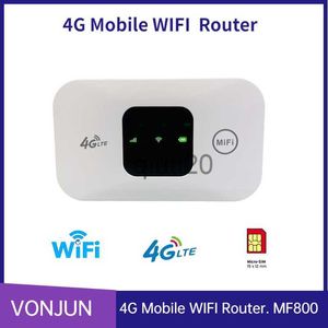 Routery MF800 MiFI 4G Universal Pocket Pocket Wi -Fi Mobile Hotspot Wireless odblokowany modem z szczeliną karty SIM x0725