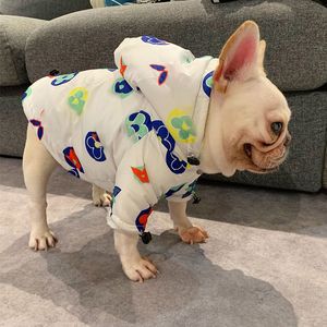 Печатные теплые собаки вниз к куртке водонепроницаемое снежный ветер Schnauzer French Bulldog Corgi Gamouflage Down Jacket