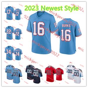 Ryan Tannehill Chidobe Awuzie Tony Pollard Lloyd Cushenberry Kenneth Murray Football Jersey Caleb Farley Nick Westbrook-ikhine Kyle Philips Jerseys