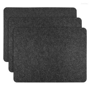 Table Mats AT14 3 Pieces Heat Resistant Mat For Air Fryer Countertop Protector Non-Slip Proof Kitchen Pads Blender