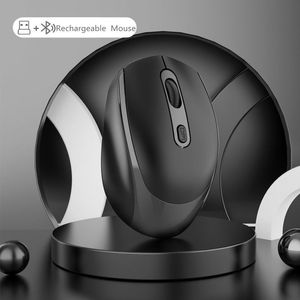 mouse bluetooth wireless ricaricabile mouse muto usb ergonomico per computer portatile macbook