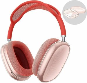 W przypadku AirPods Max Poduszki słuchawkowe Akcesoria Silikonowe Wysoka Wodoodporna ochrona plastikowa obudowa ze słuchawkami