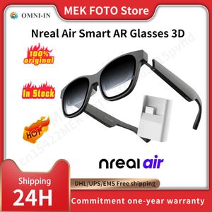 3D очки XReal Оригинальный NREAL AIR SMART AR GCLACES PORTABLE 130 -дюймовые экраны космического гиганта 1080p Просмотр мобильного компьютера 3D Private Cinema 230726