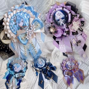 Gravatas Femininas DIY Cosplay Alloy Saco de Preenchimento Itabag Decoração Alfinetes Broches Fita Luxo Laço Mochila Porta Crachá Base Bandeja 230725CJ