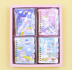Söta 3 färger Kawaii Purple Melody Style Notepad Student Daily Memos Learning Mini Notepads for Kids Festival Gift School Supplies