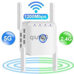 Routers 5g Wifi Repeater Wifi Amplifier 1200mbps Wi fi Signal Network Extender Long Range 5ghz Booster Increases 5 ghz Wireless Wi-fi x0725