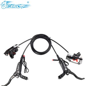 Freios de bicicleta E-Bike MTB Conjunto de freio a disco hidráulico Liga de alumínio Scooter de bicicleta elétrica Power Control Shifter corte de energia Freios de bicicleta 230725