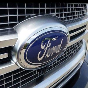 Ford Front Grille Tailgate Emblem Oval 6 X2 4 Dark Blue Decal Badge Namnplatta för 07-10 Edge 05-11 Escape 06-10 Exp200n