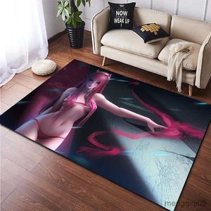 Carpets girl carpet game room super cool rug room decor mat mat Picnic mat mat R230726