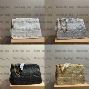 23SS Jamie Tote Bag Sequin Chain Shoulder Bags Womens Designer Shopping Quilting Handbags Luxurys Hobo Large Capacity Icare Handbag Plain Flip Lady Blingling Bag