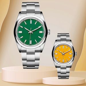 Herrenuhr, berühmte Uhren, mechanische Damenuhren, automatisches Uhrwerk, AAA, 36 mm, 41 mm, komplett aus Edelstahl, Scheibe, leuchtend, hochwertiger Business-Stil, wasserdicht