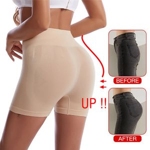 Kvinnor Shapers Yoga Fitness Träning Persika Höft Hög midja Mag Mage Control Panty Shaper Slimming Underwear Butt Lifter Belly Forming Ladies Shorts 230726