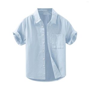 Men's T Shirts Mens Stretch Long Sleeve Tops Fresh Cotton Linen Shirt For Men Christmas Size Small