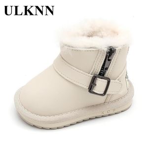 First Walkers Baby Snow Boots Infants Leisure Pure Contracted Winter Children Girl's Side Zippers Toddler Shoes Boys 230726