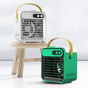 Condizionatori d'aria Mini ventilatore portatile per aria condizionata Ventilatore USB tipo spray raffreddato ad acqua Raffreddatore d'aria desktop indipendente Aria condizionata per camera o auto 230726