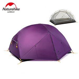Tents and Shelters Mongar 2 Camping Tent Ultralight Outdoor 3 Season Waterproof 20D Nylon Hiking Tent 2 Person Backpacking Tent 230725