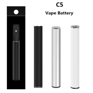 C5 Bud Touch Bateria 10,5 mm bez guzika Auto Auto aktywowane Vape Pen Fabryka Sprzedaż OEM Logo Dostosowywane akumulator podgrzewania 510 Gwint 350 mAh Regulowany akumulator