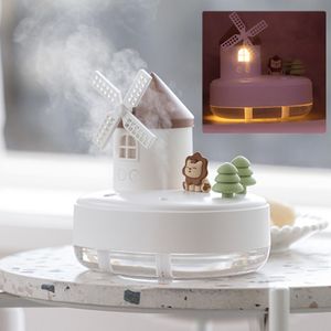 Nowością pozycje 650 ml Windmill Air Humidifier Cartoon muzyka LED LED MIG MIG MIG SPRADER MUTE DECTOP Dekoracja Ozdoby 2307725