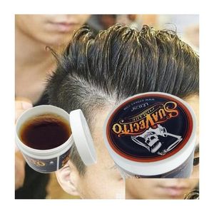 Pomadas Ceras Estilo Forte Suavecito Pomada Restauradora Cera De Cabelo Esqueleto Profissional Moda Cabelos Lama Para Salon Penteado Gota De Dhu1S