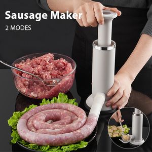 Meat Poultry Tools Sausage Maker Meatball Stuffer Homemade Tool Dual Use Filler 230726