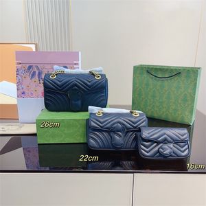 Borsa di design classica Borsa tote da donna Borsa a tracolla 3 dimensioni Borsa da cintura portatile di alta qualità Borsa Mamun moda donna Borsa a tracolla da donna