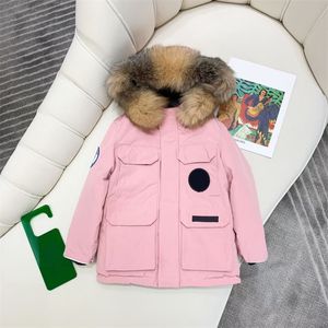 Luxury Designer Fashion Snow Down Piumino d'oca Cappotti Expedition Ragazze Ragazzi Capispalla Giacche Bambini Ragazza Ragazzo Inverno Abbigliamento per bambini antivento