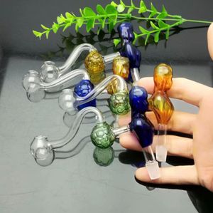 Glass Pipes Smoking blown hookah Manufacture Hand-blown bongs Classic Colorful Beauty Football Glass Pot