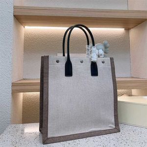 YBAGショッピングバッグデザイナーバッグRive Luxurbeach Bag Designerハンドバッグ大規模な容量虫のクラシックファッションレタートートサマーキャンバス