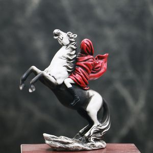 装飾的なオブジェクト図形の彫像キャラクターバンクシーヨーロッパとアメリカンホームテレビキャビネットデスクトップ樹脂ドールズ馬の装飾装飾230725