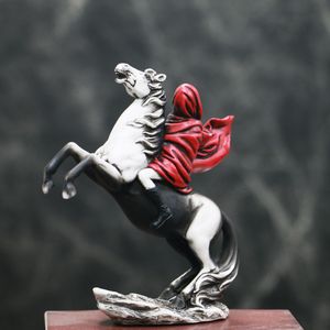 Dekorativa objekt Figurer Staty Tecken Banksy European och American Home TV Cabinet Desktop Harts Horse Ornament Office Decorations 230725