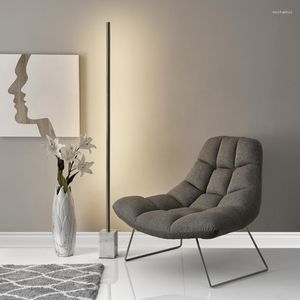 Lampade da terra Lampada da atmosfera minimalista post-moderna in marmo luce di lusso soggiorno camera da letto