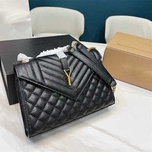Top Messenger Bag Designer Black Lady Luxurys Handbags Fashion Classic Square Shoulder Bags Chain Purse Handbag 230201