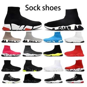 Human Race Designer Socks Casual Shoes Platform Men Woman Shiny Knit Speed ​​2.0 1.0 Trainer Runner Sneaker Sock Shoe Master präglade sneakers hastigheter TOOPIES PARIS S6