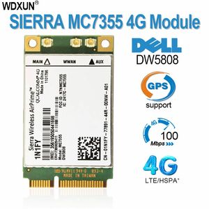 Modems Sierra Wireless Airprime MC7355 MINI PCIE LTE/HSPA GPS 100MBPS DW5808 1N1FY 4Gモジュール1XRTT EVDO Rev for Dell 1900/2100/850/70 230725