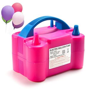 Ohanee Electric Balloon Pump 220V Air Blower Ballons Pump Party Dekoracja do balonów Przenośna maszyna Baloon UE Plug295h