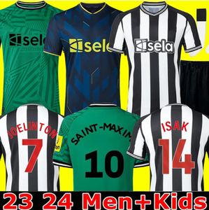 Männer Kinder Kit 23 24 Newcastles NEW CASTLE Fußballtrikots Jungen 2023 2024 BRUNO G. JOELINTON Fußball-T-Shirts Jahre ISAK NUFC Uniteds MAXIMIN WILSON Trikot