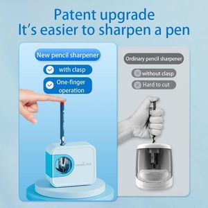 Sharpeners Tenwin New Upgrade Electric Pencil Sharpner Tungsten Steel Blade Cartoon Câmera Lápis Sharping School Stationery para estudantes