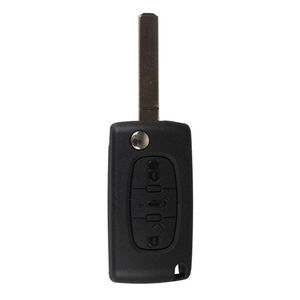 3 Buttons Folding Key Shell Remote Key Fob Case For CITROEN C3 C4 C5 C6 Tire Pressure Alarm car-styling275u