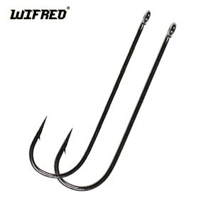 Fishing Hooks Wifreo 500PCS Aberdeen Long Shank Fish Hook Sea Fishing Hooks Sabiki Rig Streamer Bait Holder Fly Hook Wholesale Size 10-3/0 230725